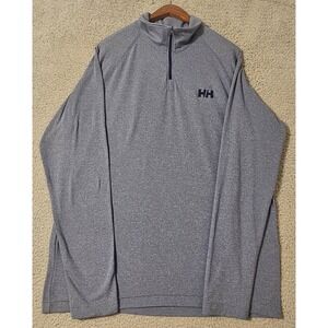 Helly Hansen Verglas 1/2 Zip Midlayer Blue Long Sleeve Sweater Men's‎ Size XL